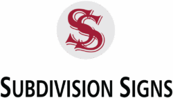SUBDIVISION SIGNS