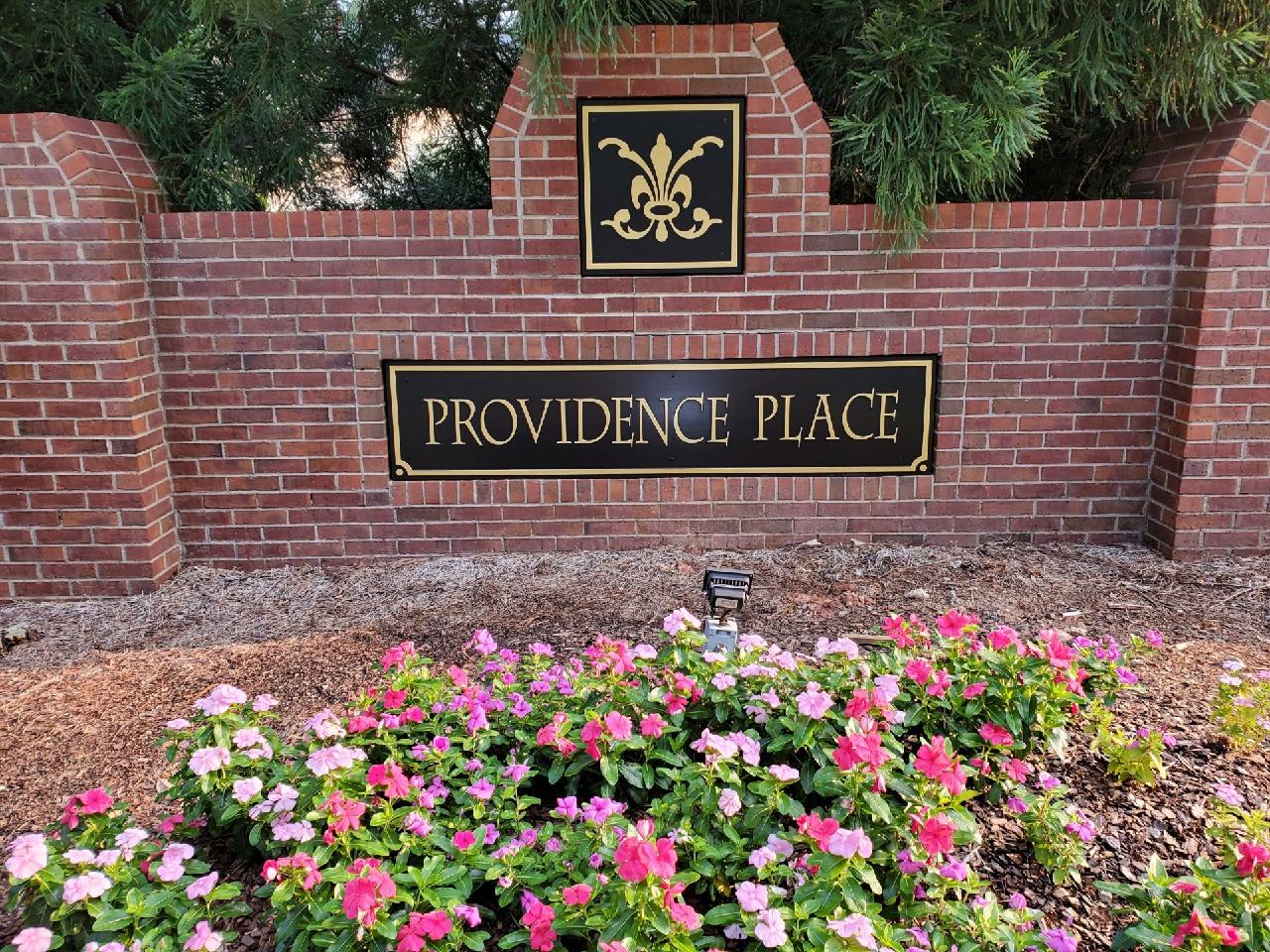 Monument Sign Repaint — BEFORE at Providence Place, Alpharetta, GA (Metro Atlanta)