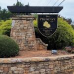 ABOUT Upscale neighborhood monument sign for Bentwater in North Metro Atlanta